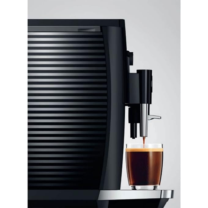 jura E4 Piano Black Automatic Coffee Machine - Image 3