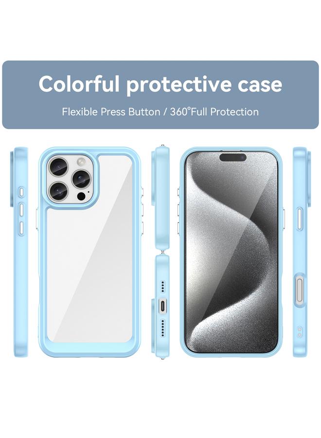 اس-توب جراب لهاتف iPhone 16 Pro Max من سلسلة ملونة من الأكريليك + جراب هاتف TPU - Image 2