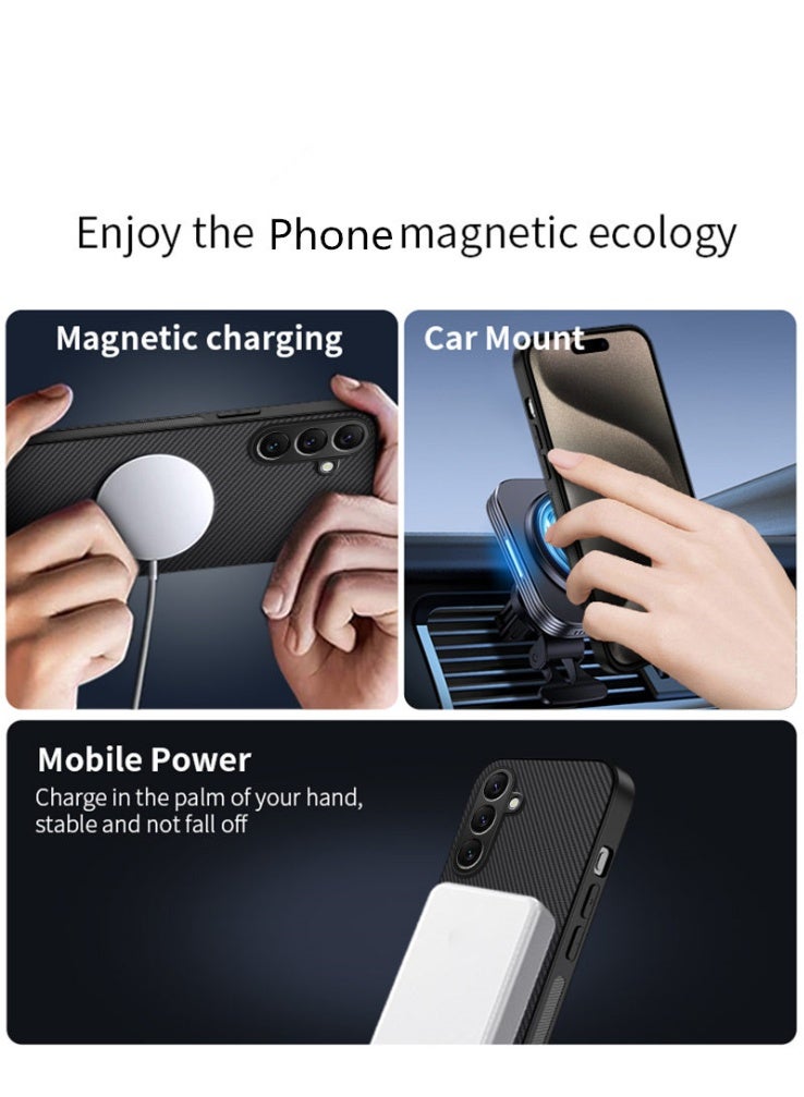 general Case for Samsung Galaxy A17 , Ultra Thin PU Leather Case for Samsung Galaxy A17 with 【Magnetic】 【Wireless Rechargeable】 Thin Protective Cover - Image 5