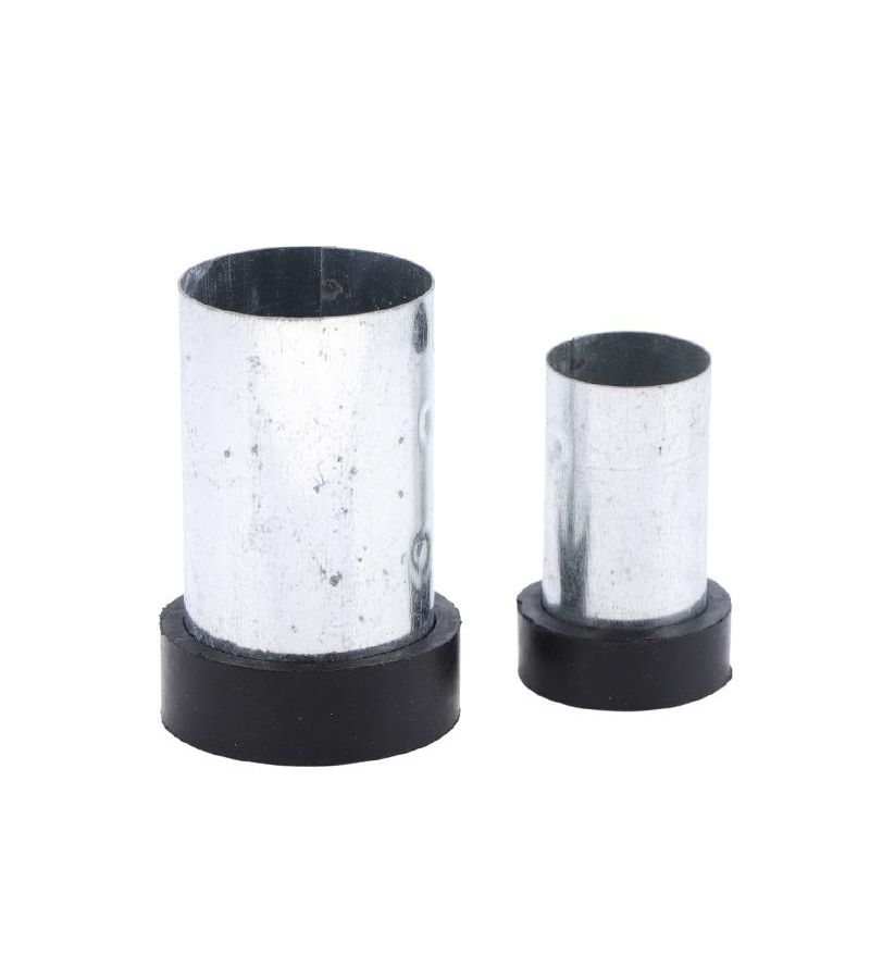 A4 Silvery Grey Aluminum Casting Flask With Rubber Sprue Base 20 25 30 35 Mm Jewelry Making Tool - Image 2