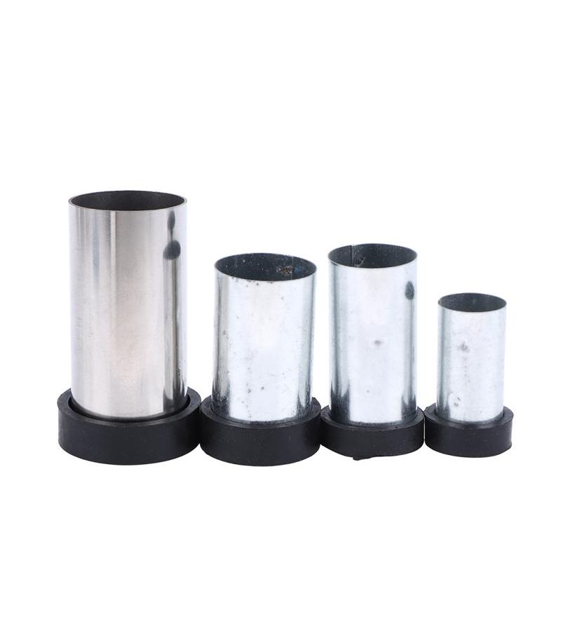 A4 Silvery Grey Aluminum Casting Flask With Rubber Sprue Base 20 25 30 35 Mm Jewelry Making Tool - Image 1