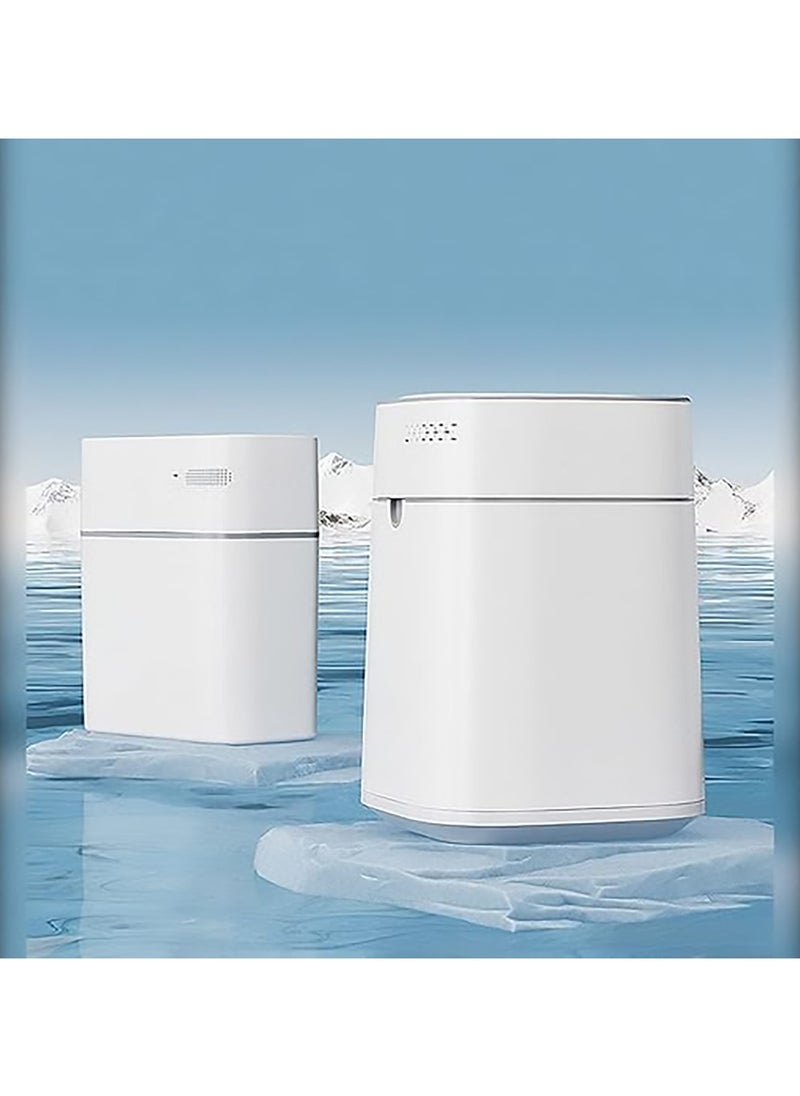 LIMITLESS Automatic Adsorption Electronic Waste Bin, Smart Sensor, White Trash Bin, Touchless, Bathroom, Kitchen, Bedroom, 14L  - Image 3