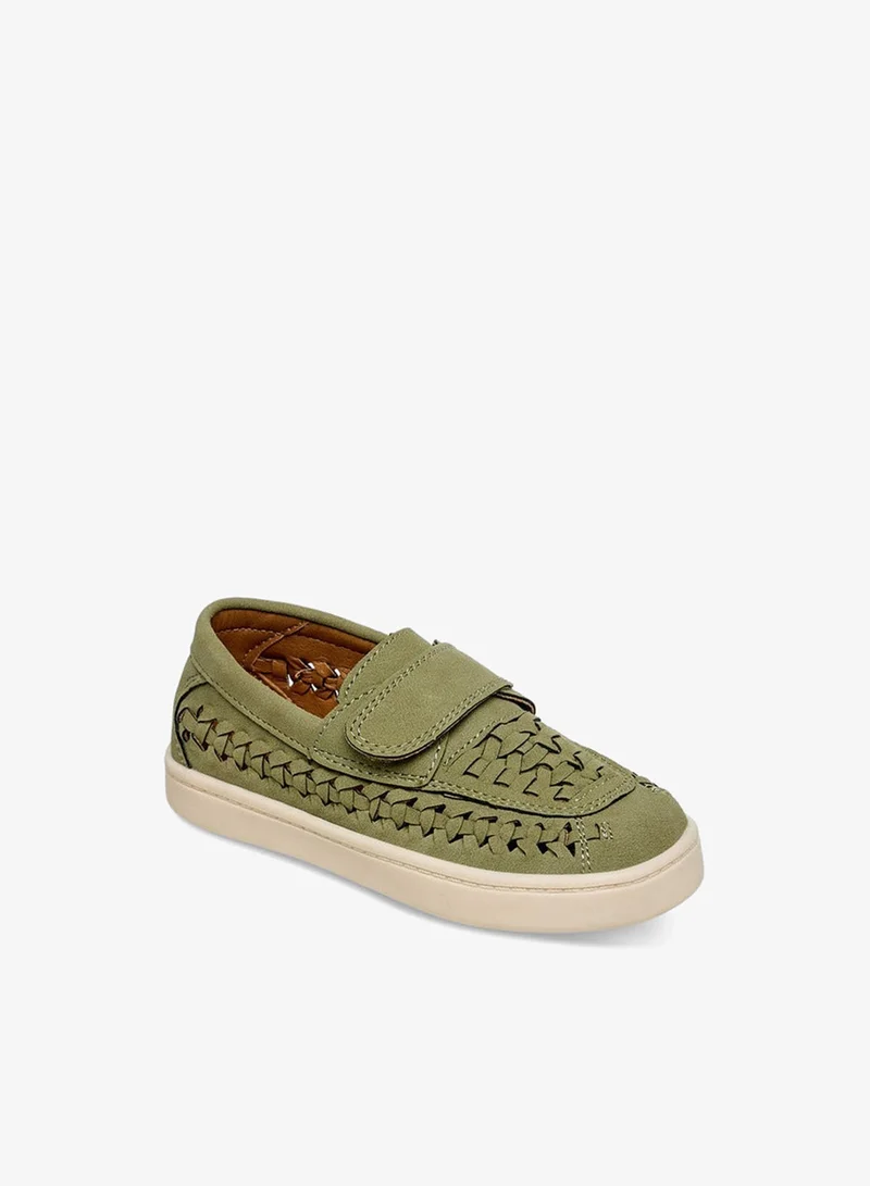 JUNIORS Boys Weave Detail Loafers Ramadan Collection