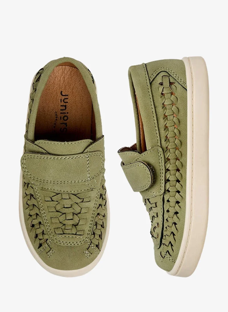 JUNIORS Boys Weave Detail Loafers Ramadan Collection