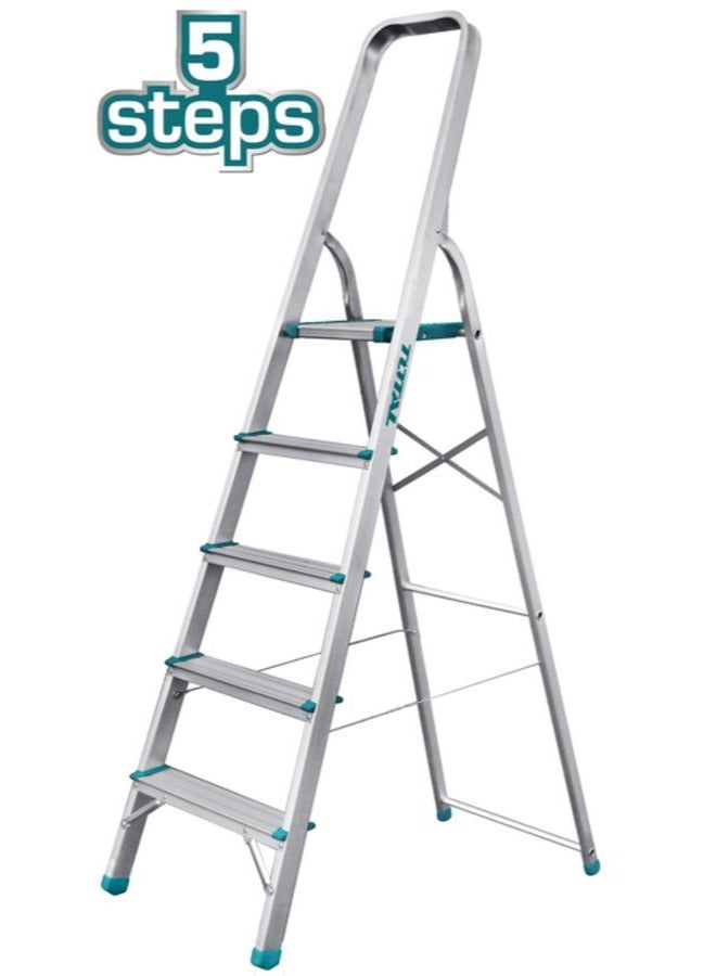 TOTAL Aluminum Ladder 5 Steps THLAD06051 - Image 2