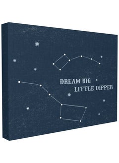 Stupell Industries The Kids Room By Stupell Dream Big Little Dipper Stars Stretched Canvas Wall Art, 16 x 1.5 x 20, Proudly Made in USA  - Image 1