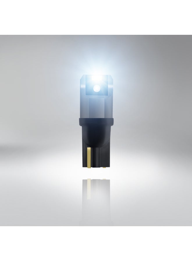 أوسرام Osram W5w/t10 مصباح سيارة LED ضوء النهار، ضوء أبيض 6000k، 12v 1.5w، عبوة من 2 - Image 3