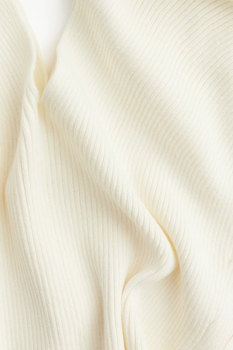 H&M Rib-knit V-neck top