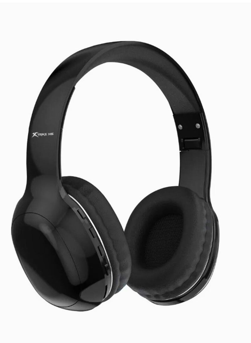 إكسترايك-مي سماعة رأس لاسلكية بتقنية البلوتوث HD-215 - لون أسود - Image 1