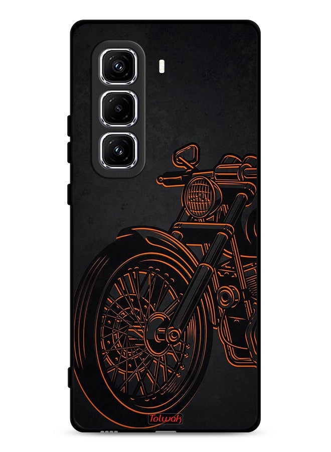 Tolwak Infinix Hot 50 Pro 4G Protective Case Cover Vintage Bike - Image 1