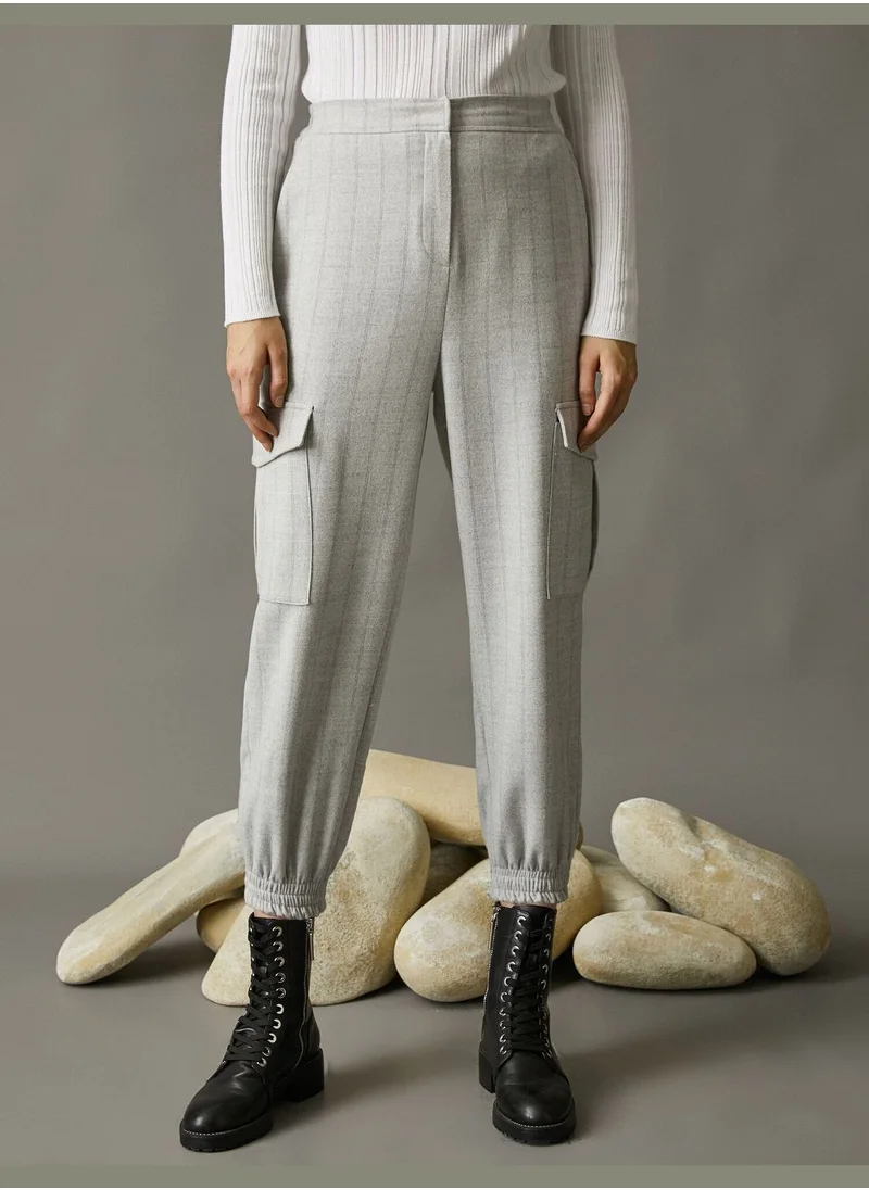 KOTON Cargo Pocket Sides Jogger Pants
