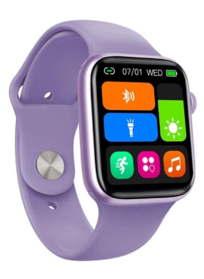 AROAQ X9 MAX PLUS Smart Watch – 2.1" HD Display, Bluetooth Calling, NFC, GPS, SpO2 & BP Monitoring, Fitness Tracker, IP67 Waterproof, Android & iOS - Purple - Image 3