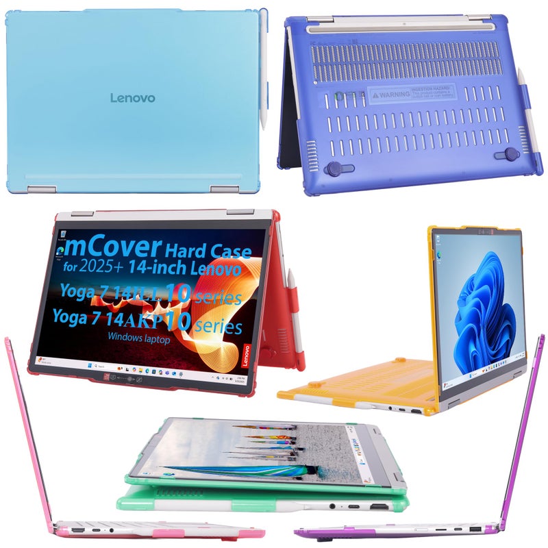 mCover case ONLY Compatible for 2025~2026 14-inch Lenovo Yoga 7 2-in-1 14ILL10 | 14AKP10 Series Windows Notebook Computers (NOT Fitting Any Other Models) (Black) - Image 5