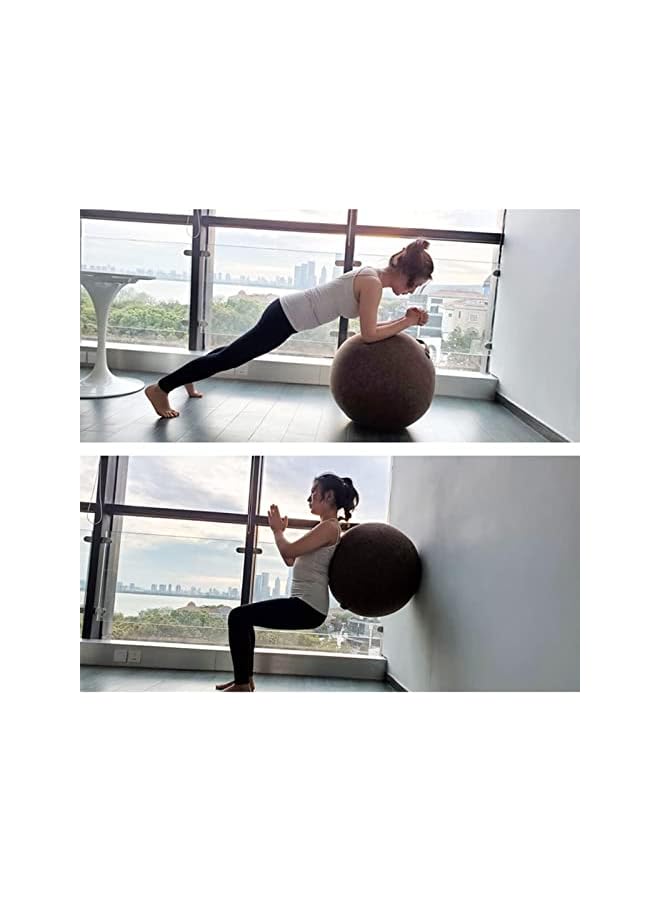 PROMASS Yoga Ball Cover, Breathable Fabric Ball Dust Protection With Handle Anti-Scratch 55 65 75Cm Fitness Ball Foldable Fabric Cover For Fitness Ball Office Ball Balance Ball Exercise Ball Cover  - Image 3