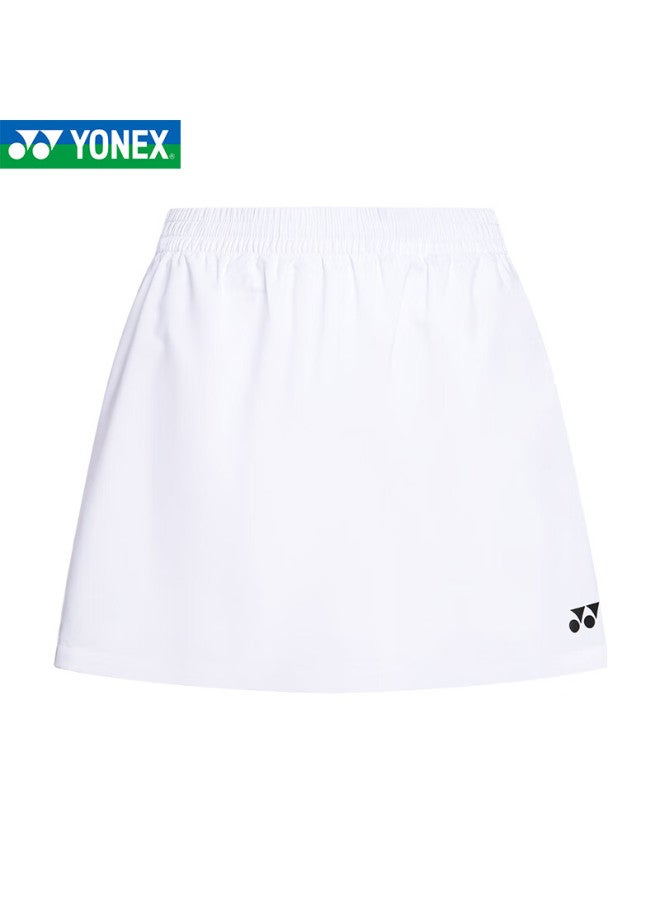 Yonex Women's Badminton Sports T-shirt Short Sleeve Breathable Skirt - 220075bcr Black XL - Image 1