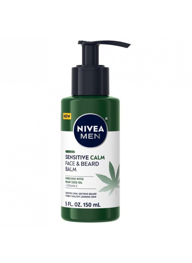 NIVEA Men Sensitive Calm Face and Beard Balm, Men's Beard Balm for Sensitive Skin, 5 fl oz pump bottle - pzsku/ZBCD87AF41DF025E101CEZ/45/_/1728309826/75283663-5ccf-49a3-8ae4-2e881aa4636e