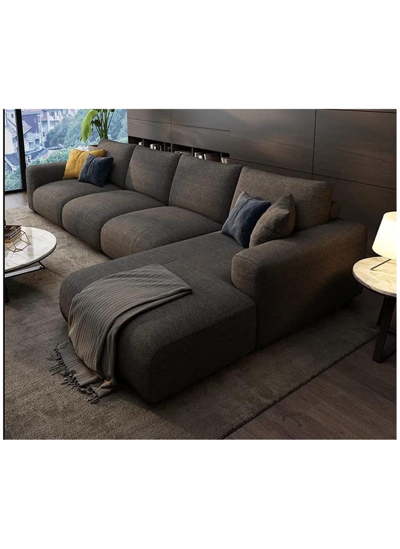 Comfynest Comfynest Chic Dark Grey Corner Sofa Set for Your Stylish Living Space  - Image 1