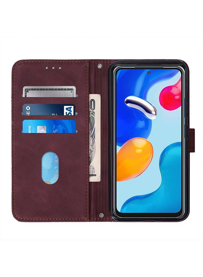 اس-توب جراب هاتف Infinix Hot 11 Play Crossbody من الجلد المنقوش ثلاثي الأبعاد - Image 3