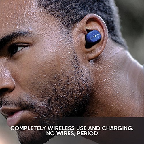 SOL REPUBLIC Amps Air 2.0 Waterproof Wireless Bluetooth Earbuds, blue - Image 5