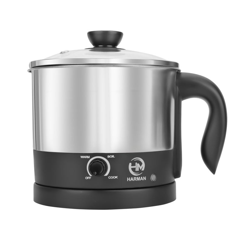 Ôhm HM MiniChef All-in-One Electric Kettle – 600W Stainless Steel Multi-Cook Appliance for Daily Use Including Water, Tea, Coffee, Milk, Noodles, Soups, Rice, Egg Boiling & More (1.2 Litre) - Image 1