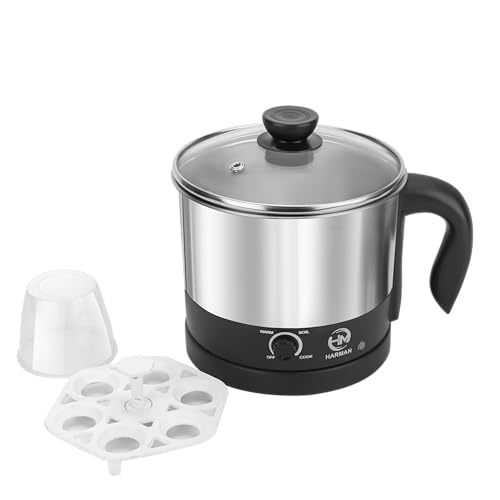 Ôhm HM MiniChef All-in-One Electric Kettle – 600W Stainless Steel Multi-Cook Appliance for Daily Use Including Water, Tea, Coffee, Milk, Noodles, Soups, Rice, Egg Boiling & More (1.2 Litre) - Image 3