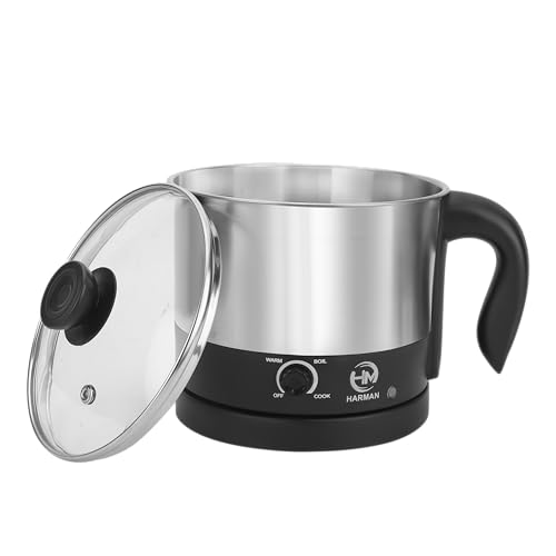 Ôhm HM MiniChef All-in-One Electric Kettle – 600W Stainless Steel Multi-Cook Appliance for Daily Use Including Water, Tea, Coffee, Milk, Noodles, Soups, Rice, Egg Boiling & More (1.2 Litre) - Image 2