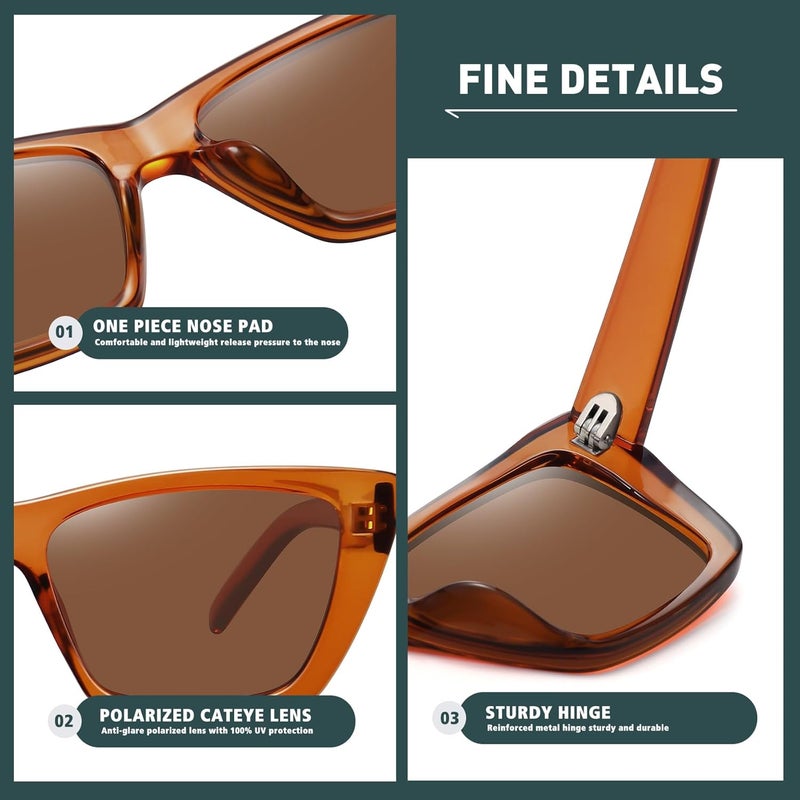 WOWSUN womens 1224 Sunglasses (pack of 1) - Image 3