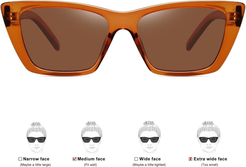 WOWSUN womens 1224 Sunglasses (pack of 1) - Image 4