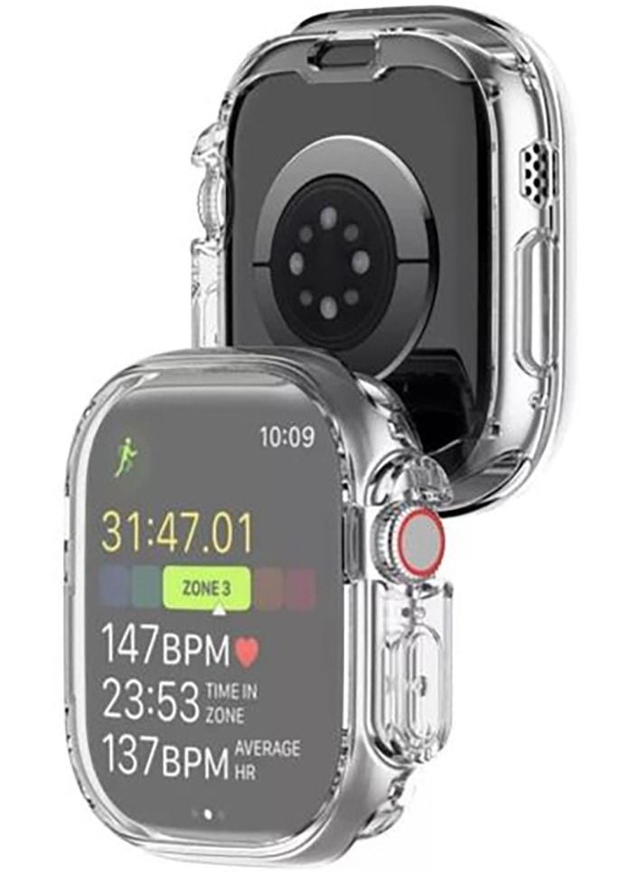 Generic Apple Watch Ultra 49mm Silicon Cover - Transperent  - Image 1