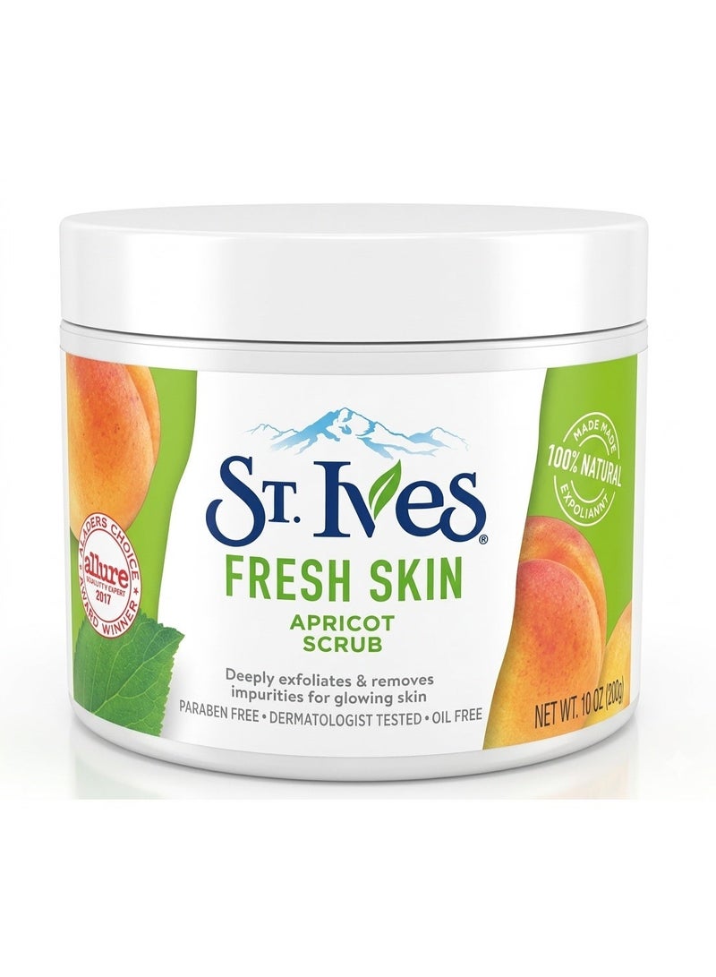 سانت آيفز مجموعة من 3 عبوات من مقشر المشمش "فريش سكين" (Fresh Skin) من سانت آيفز - 3 × 283 جم (10 أونصة) - Image 2
