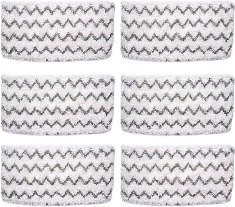 BIHARNT BIHARNT 6 Pack S1000 S2001 Steam Mop Replacement Pads for Shark S1000 S1000A S1000C S1000WM S10001C S1200  S2001 SteamSpot Steam Mop 