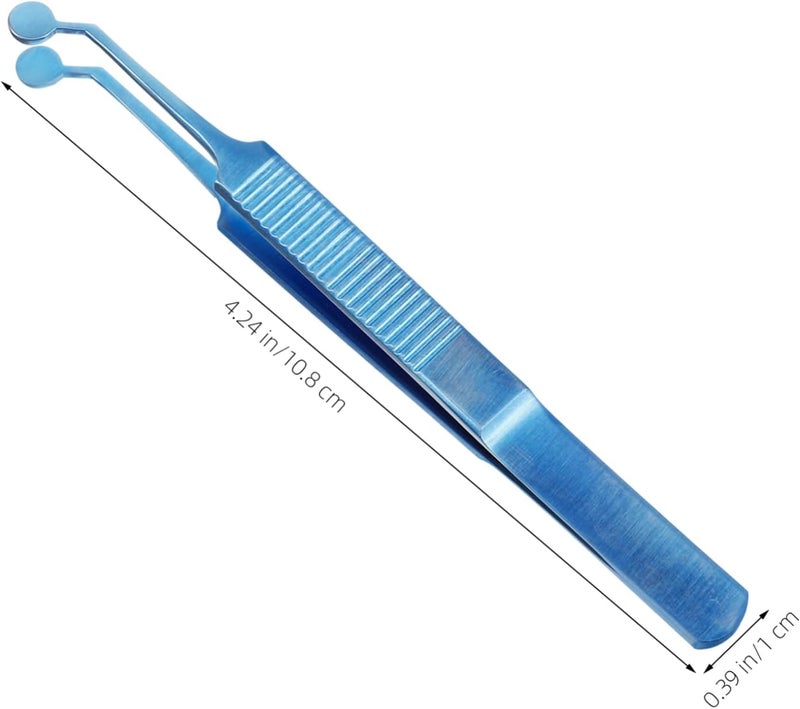 Outanaya Metal Meibomian Gland Expressor Eyelid Tweezer for Women Skin Care Tool Eyelid Forceps Beauty Aid - Image 5