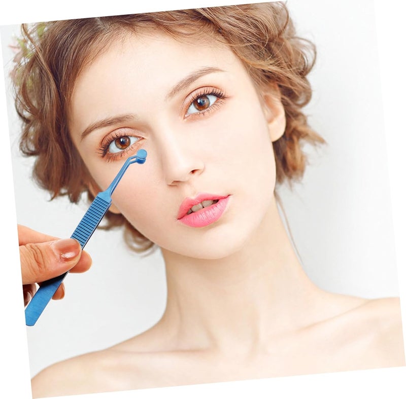 Outanaya Metal Meibomian Gland Expressor Eyelid Tweezer for Women Skin Care Tool Eyelid Forceps Beauty Aid - Image 4