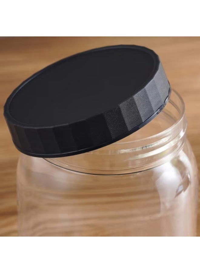 Pan Home طقم 6 قطع من الجرار التخزينية الشفافة للمطبخ - Image 2