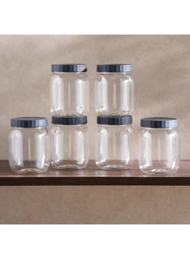 Pan Home طقم 6 قطع من الجرار التخزينية الشفافة للمطبخ - Image 3