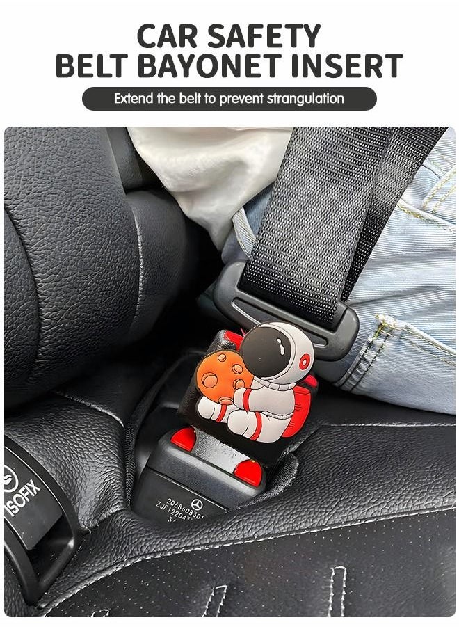 GROIC 2PCS Cartoon Car Buckle Extender,Car Seat Belt Clips,Universal Car Extension Socket Buckles Connector,Automobile Decoration Accessories  - Image 3