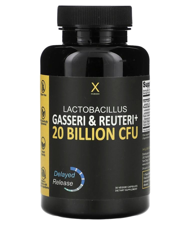 Lactobacillus Gasseri & Reuteri+ 20 Billion CFU 30 Veggie Capsules
