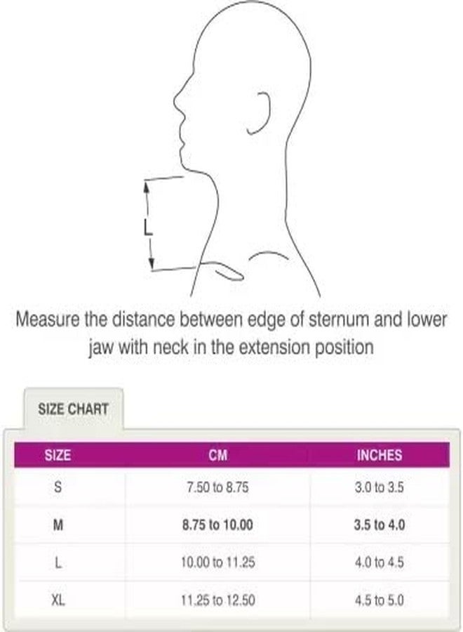 KUDIZE Cervical Spondylosis Adjustable Hard Collar Neck Support White (XL) - Image 4