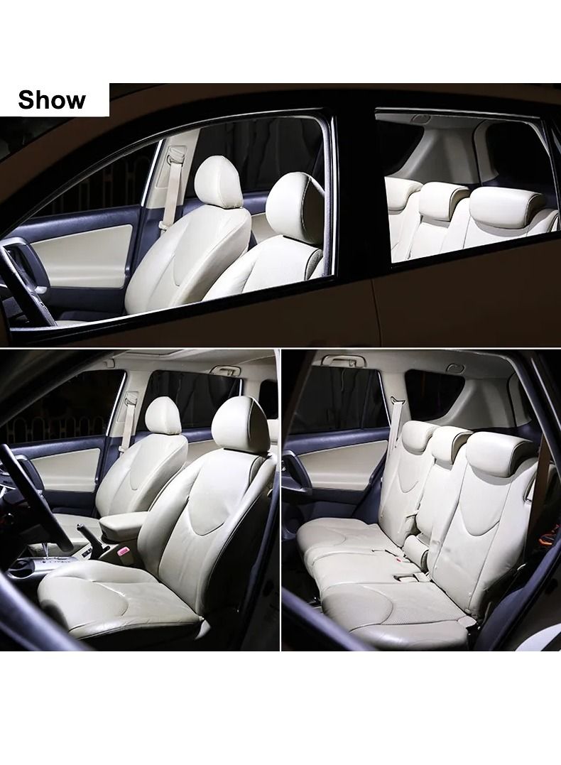 Vierex LED Interior Light Kit for Nissan Patrol Y62 2012-2023 – 13PCS Canbus Error Free Dome Map Trunk Door License Plate LED Bulbs – Ultra Bright White Plug & Play Accessories - Image 3