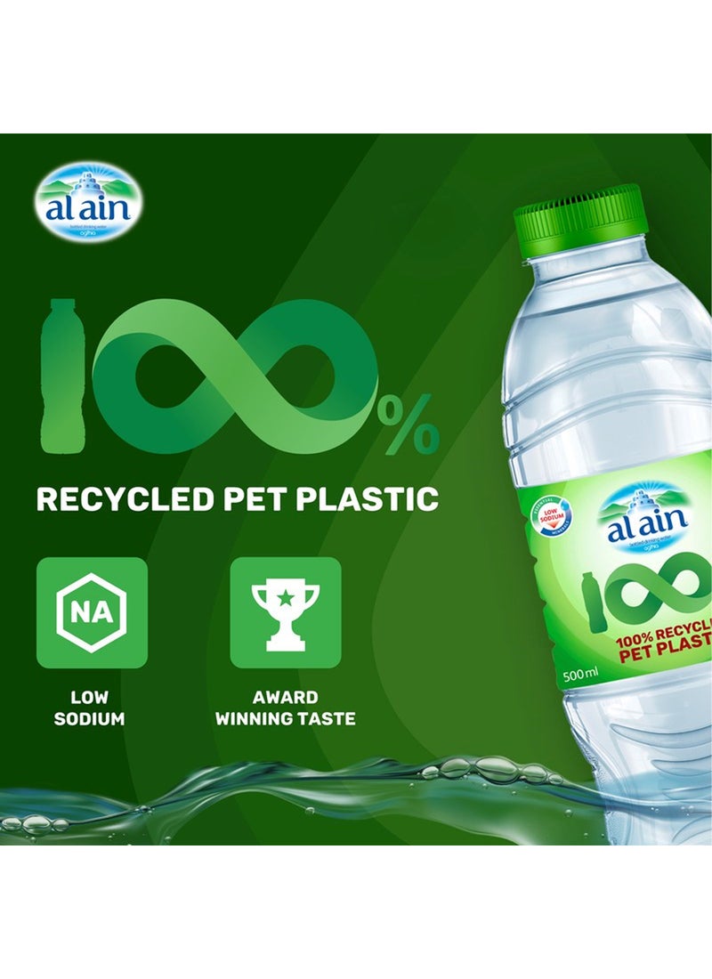 Al Ain Al Ain Recycled PET Bottled Water (rPET) 12x500ml 12 x 500ml  - Image 3