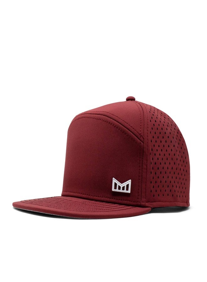 melin Trenches Icon Hydro, Performance Snapback Hat, Water-Resistant Baseball Cap for Men & Women, Maroon, XL, Maroon, XL - Image 1