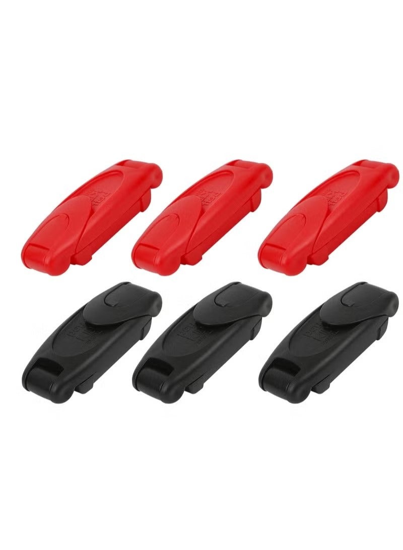 Car Seat Belt Clips 6 Pack Car Safety Belt Buckle Covers Universal Comfort Shoulder Neck Protector Strap Positioner Lock Clips for Adults Kids Pregnant Women - Image 1