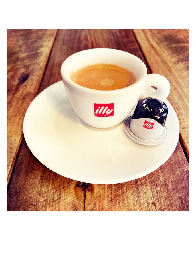 illy Lungo Classico Coffee, Classic Roast (Medium Roast) (40-Count single serve capsules, compatible with Nespresso Original Line System coffee machines) - Pack of 4 - Image 3