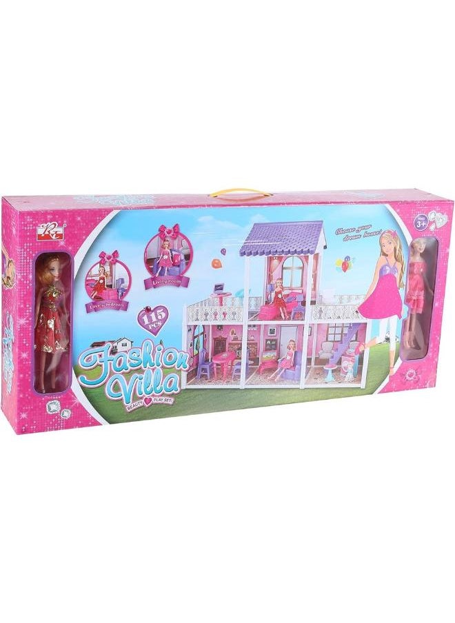 Generic Fashion Villa Beauty Play Set 115 Pieces - 01010-972  - Image 1