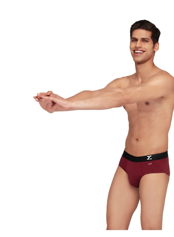 XYXX Pack of 3 Aero Anti-bacterial Odour-free cotton Solid Men Brief  - Image 5
