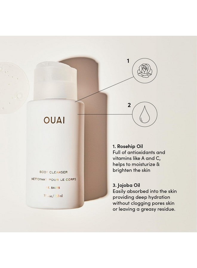Ouai Body Cleanser St. Barts Foaming Body Wash With Jojoba Oil And Rosehip Oil To Hydrate Nurture Balance And Soften Skin Paraben Phthalate And Sulfate Free Skin Care Products 10 Oz - Image 3