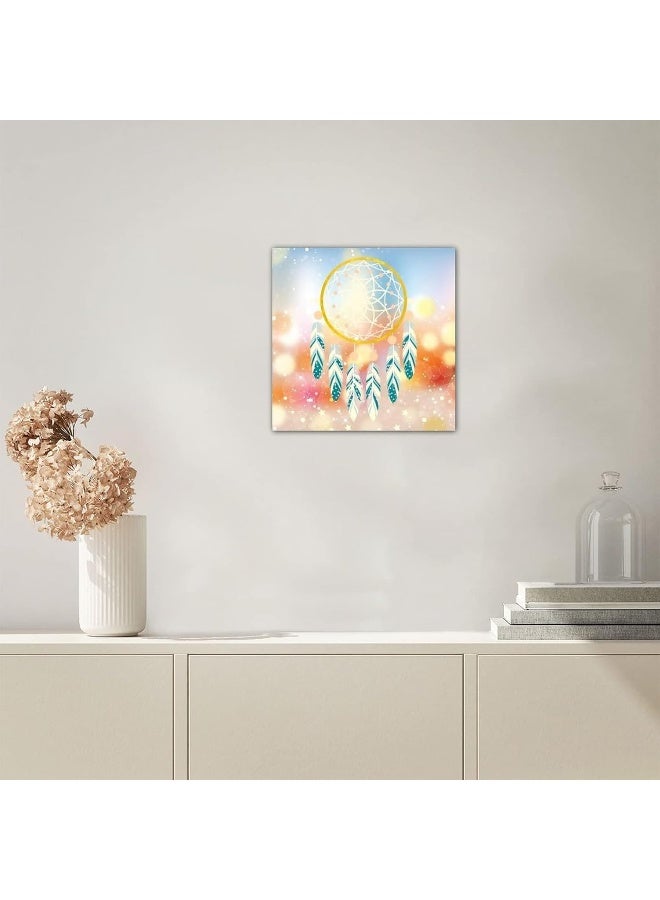 Home Trove Dreamcatchers Canvas Art Print - Abstract Boho Wall Decor For Farmhouse Living Room  - Image 3