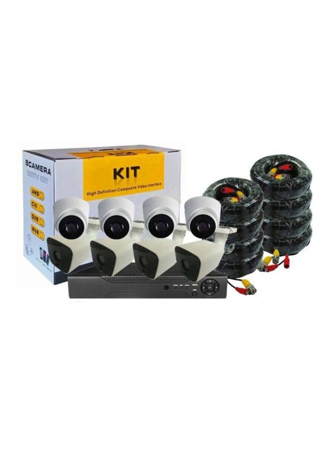 تومفيجن كاميرا مراقبة مُزوَّدة بدوائر تلفزيونية مغلقة وواجهة تكوين فيديو عالية الدقة مُكوَّنة من 8 قطع - Image 2