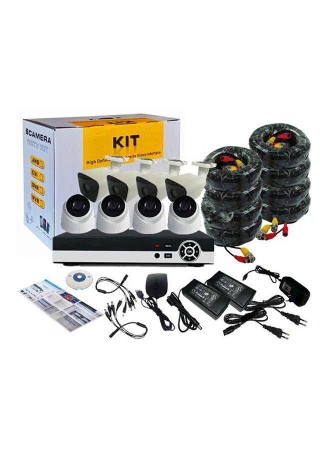 تومفيجن كاميرا مراقبة مُزوَّدة بدوائر تلفزيونية مغلقة وواجهة تكوين فيديو عالية الدقة مُكوَّنة من 8 قطع - Image 1