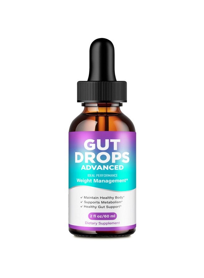 IDEAL PERFORMANCE Gut Drops, Official GutDrops Supplement Liquid Droppers - Maximum Strength, All Natural Liquid Formula Support Healthy Lifestyle and Lasting Energy, GutDrops Support Reviews (1 Pack) - Image 1